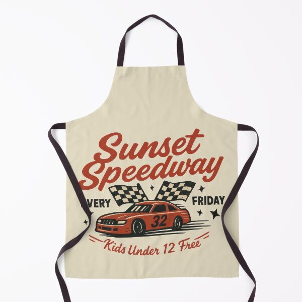 Item preview, Sunset Speedway Thrills Every Friday Night designed and sold by EdvvinStudios.