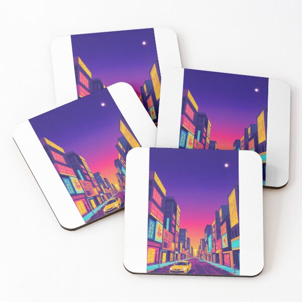 Item preview, Vibrant City View – Pop Art Skyline designed and sold by natthaaekf.