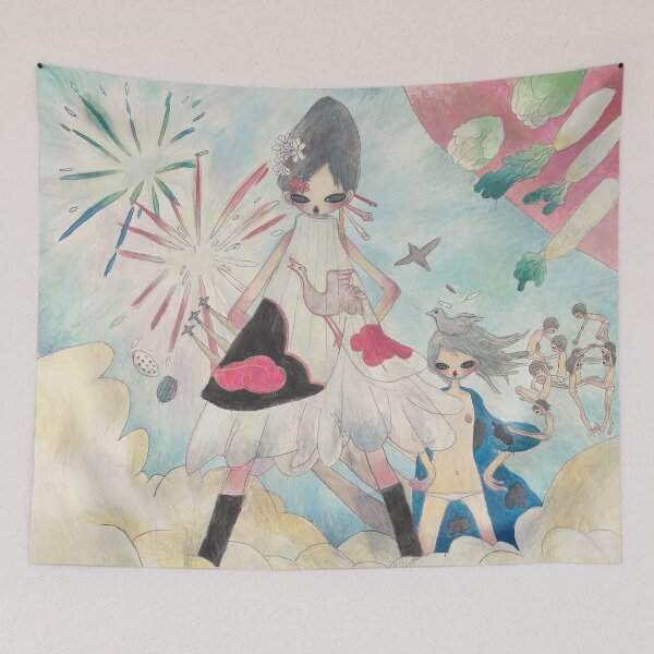 Item preview, Aya Takano The Fire Flowers Rose designed and sold by Joseust.