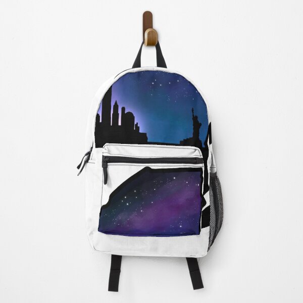 Item preview, New York Night Sky Silhouette | New York City Galaxy Art designed and sold by Tinywingscreate.