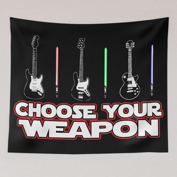 Item preview, Choose Your Weapon Guitar Or Light Saber  designed and sold by mebyme.