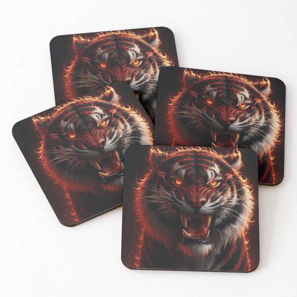 Item preview, Fire Wild Tiger designed and sold by GalleryBrisArt.