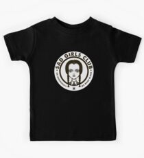 Trauriger Mädchen-Club Kinder T-Shirt
