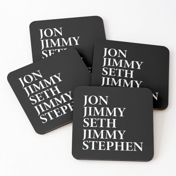 Item preview, JON JIMMY SETH JIMMY STEPHEN Jimmy Kimmel , Support Late Night Comedy designed and sold by LeonieConsid.