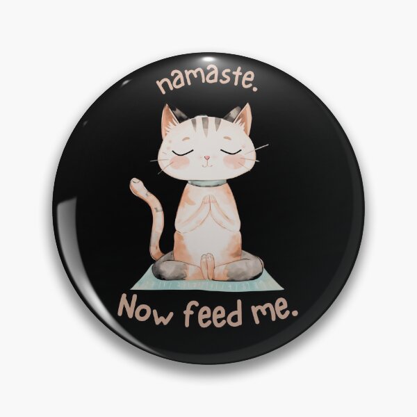 Item preview, Namaste kitty designed and sold by OmStudioz .