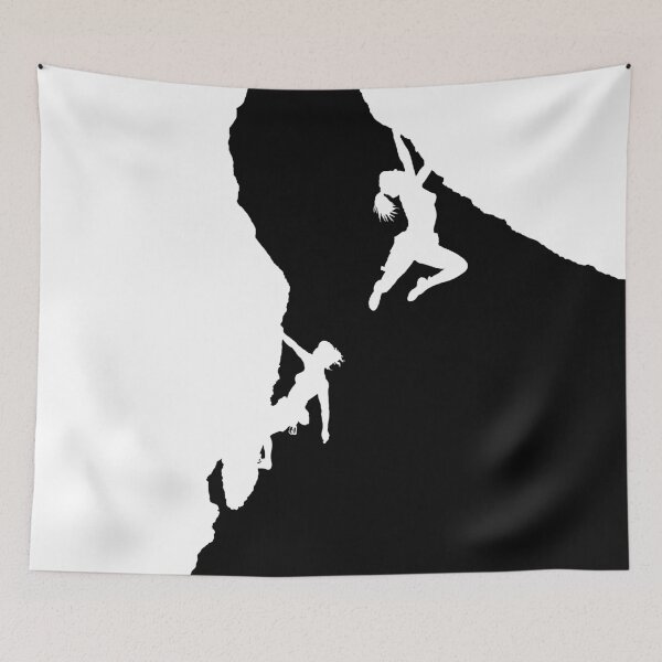 Item preview, women rockclimbing (inverted version) designed and sold by mindgoop.