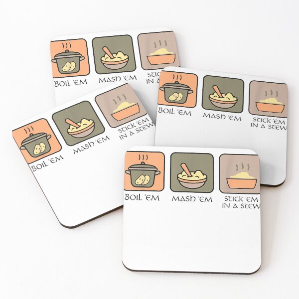 Item preview, Potatoes Boil Em Mash Em Stick Em In A Stew designed and sold by MountanBaugh.