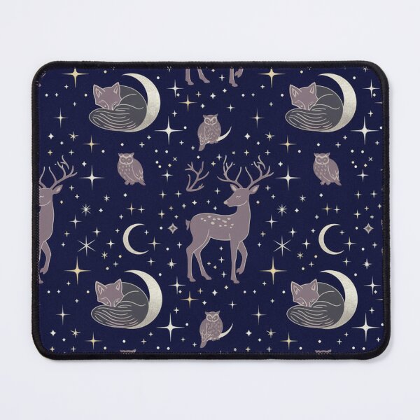 Item preview, Dreamy Celestial Woodland Animals Seamless Pattern designed and sold by ColorVR.