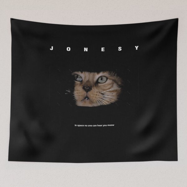 Item preview, Jonesy In Space No One Can Hear You Meow designed and sold by RYANACKER.