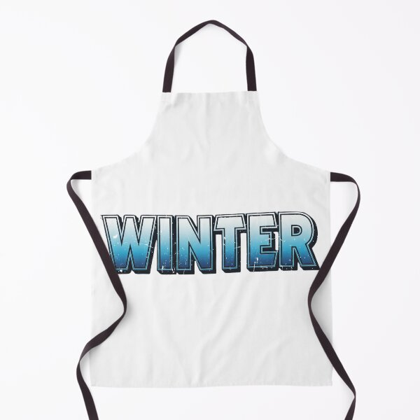 Item preview, Winter - Cold Snow Typography, Winter - Icy Blue Snow Typography designed and sold by Happyfreedom.
