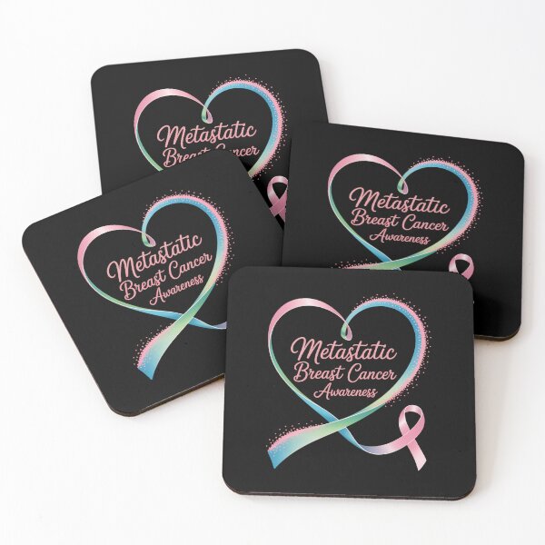 Item preview, Metastatic Breast Cancer Awareness Heart designed and sold by Sunset4Bones.