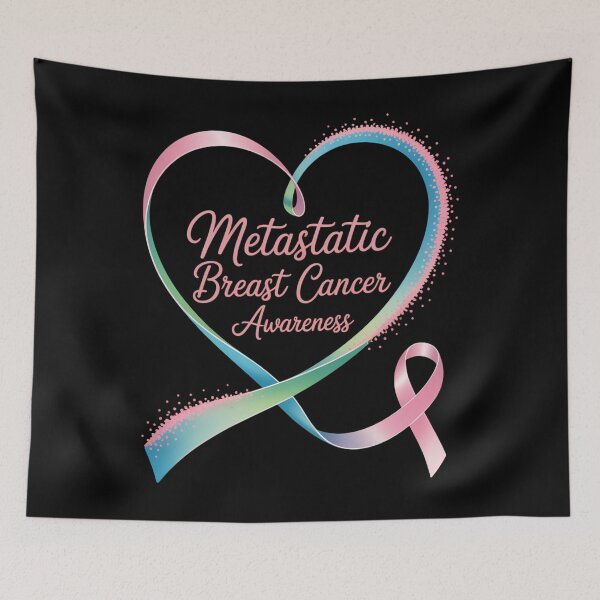 Item preview, Metastatic Breast Cancer Awareness Heart designed and sold by Sunset4Bones.