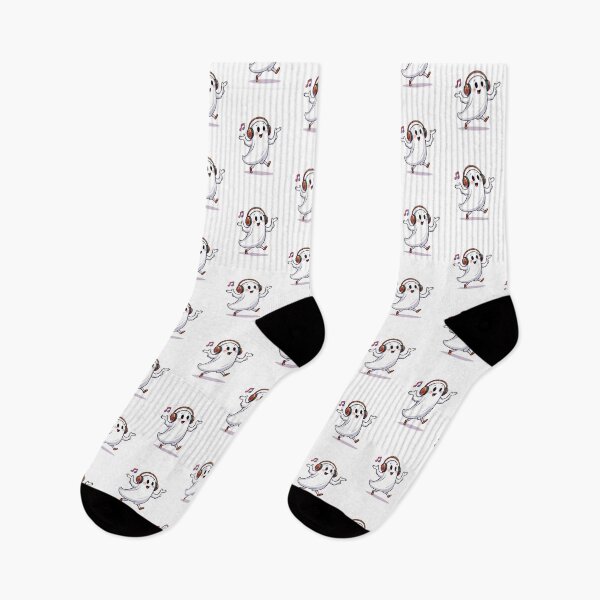 Item preview, Dancing Ghost with Headphones designed and sold by asliberry.