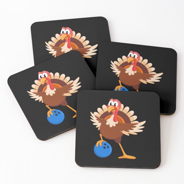 Item preview, Turkey Bowling Thanksgiving Turkey Playing Bowling Turkey designed and sold by Sunset4Bones.