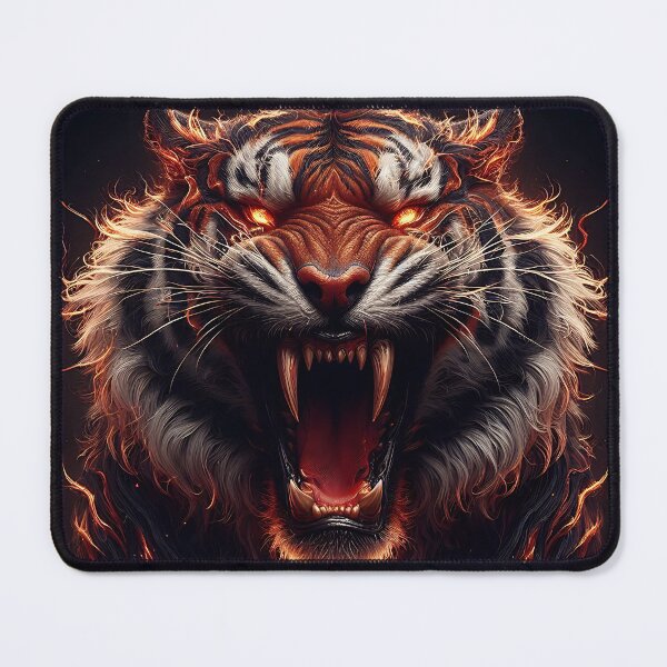 Item preview, Fire Wild Tiger designed and sold by GalleryBrisArt.