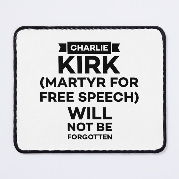 Item preview, Charlie Kirk--Martyr for Free Speech designed and sold by Twittlefish.