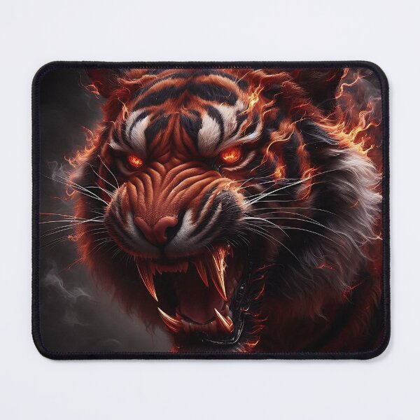 Item preview, Fire Wild Tiger designed and sold by GalleryBrisArt.