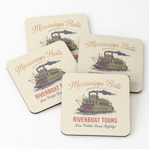 Item preview, Mississippi Belle. Riverboat Nights Await designed and sold by EdvvinStudios.
