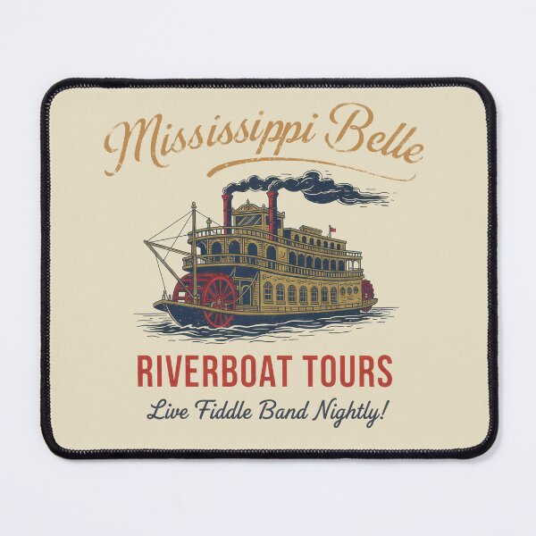 Item preview, Mississippi Belle. Riverboat Nights Await designed and sold by EdvvinStudios.