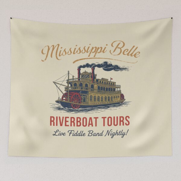 Item preview, Mississippi Belle. Riverboat Nights Await designed and sold by EdvvinStudios.