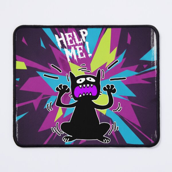 Item preview, black cat help me designed and sold by Taridesign.