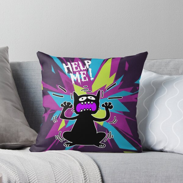 Item preview, black cat help me designed and sold by Taridesign.