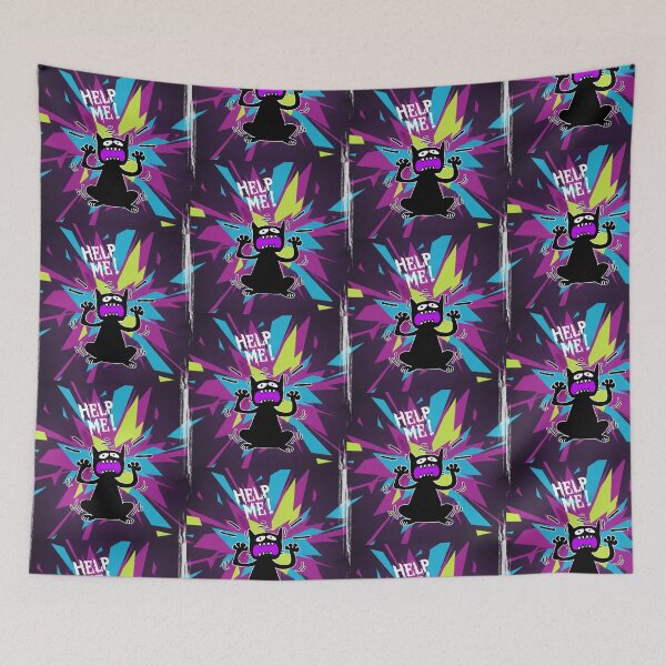 Item preview, black cat help me designed and sold by Taridesign.