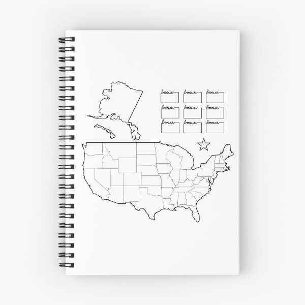 Item preview, License Plate Game map USA designed and sold by MaxineMjoen.