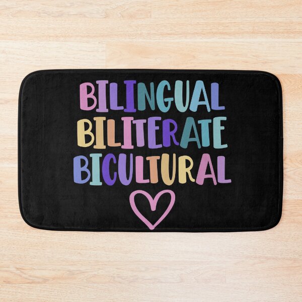 Item preview, Bilingual Biliterate Bicultural Colorful Language Pride Quote designed and sold by imtiezpuwarj.