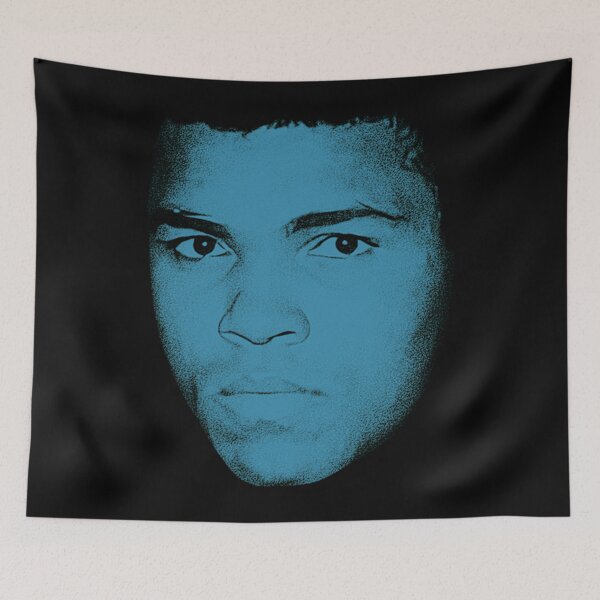 Item preview, Muhammad Ali - Blue Big Face designed and sold by LeonieConsid.