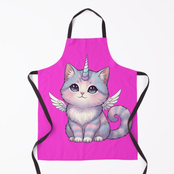 Item preview, Cute Pastel Winged Cat Unicorn – Kawaii Magical Kitten Illustration designed and sold by PreeCha Art & Co..