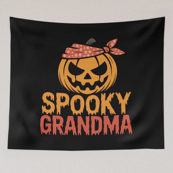 Item preview, Spooky Grandma Pumpkin Halloween designed and sold by Sunset4Bones.