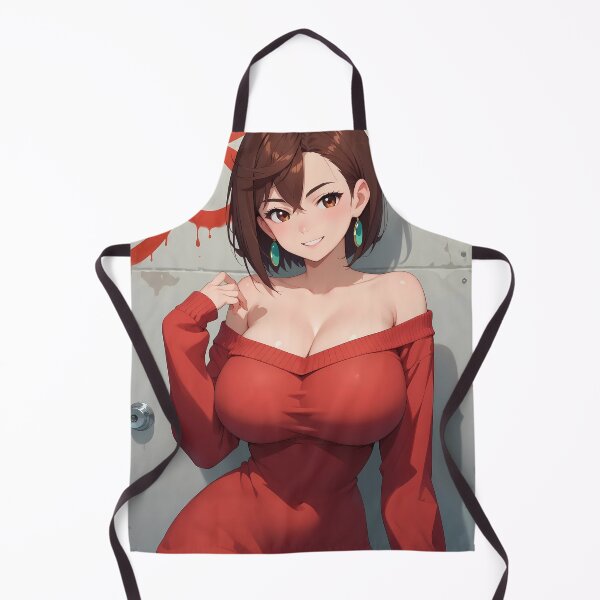 Item preview, Momo Ayase Dandadan Anime Girl Waifu Red Dress designed and sold by reinazenka.