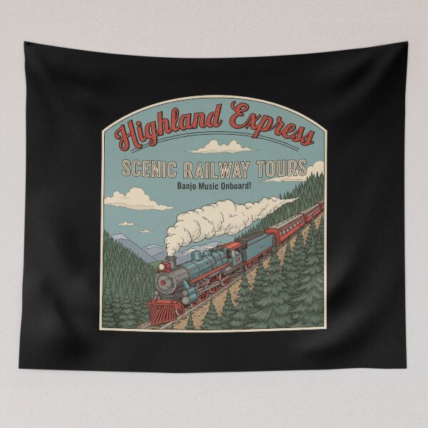 Item preview, Highland Express. Ride the Scenic Rails designed and sold by EdvvinStudios.