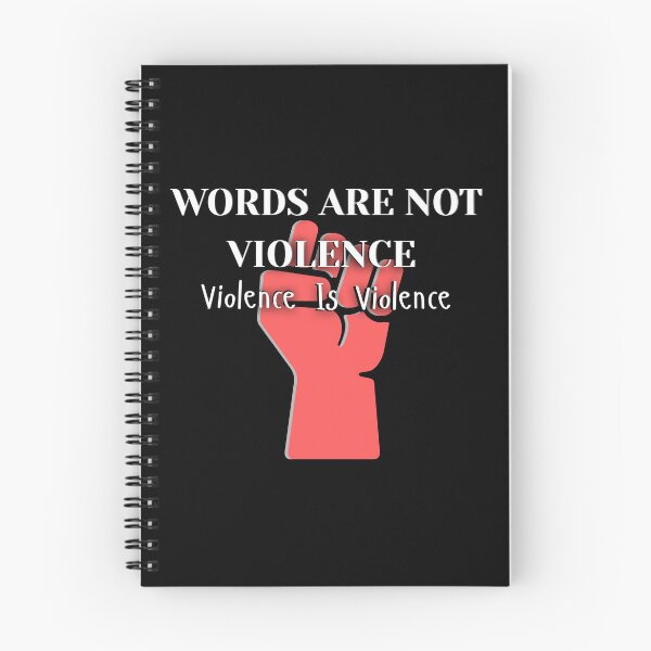 Item preview, Words Are Not Violence Violence Is Violence designed and sold by Flirt-Teez.