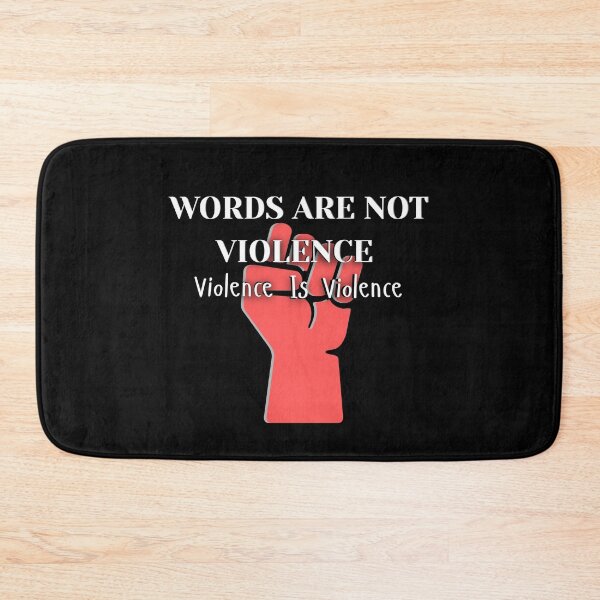 Item preview, Words Are Not Violence Violence Is Violence designed and sold by Flirt-Teez.