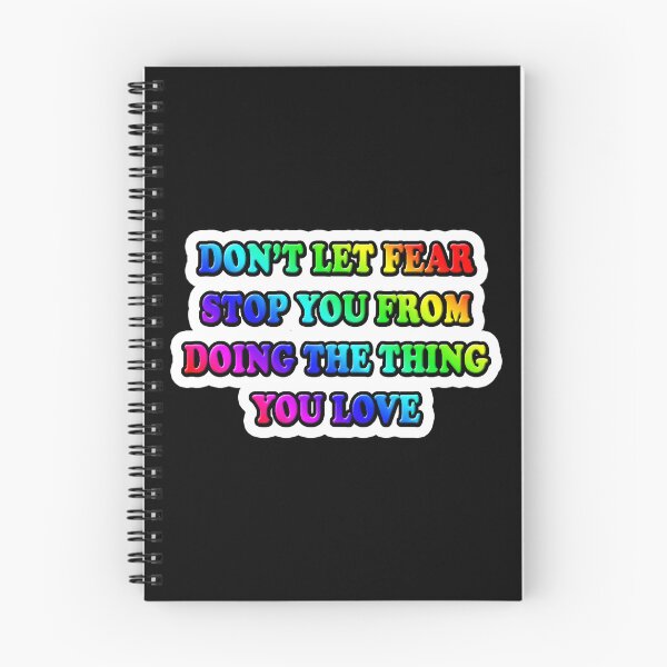 Item preview, Don't Let Fear Stop You designed and sold by carolsheiladis.