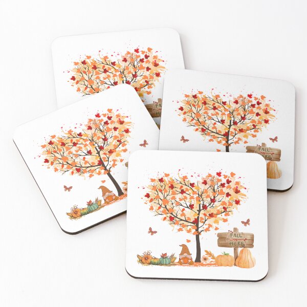 Item preview, Fall is Here – Autumn Trees, Colorful Pumpkins designed and sold by PerfectPrints4You.