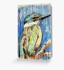 Sacred Kingfisher Greeting Card
