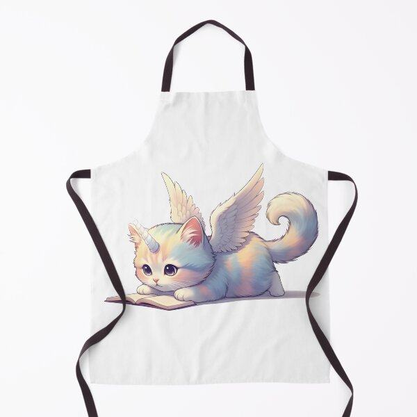 Item preview, Cute Pastel Winged Cat Unicorn – Kawaii Magical Kitten Illustration designed and sold by PreeCha Art & Co..