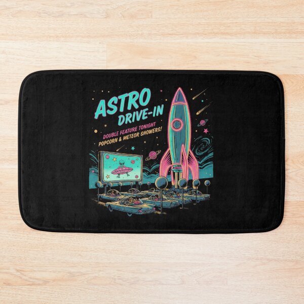 Item preview, Astro Drive-In. Popcorn and Meteor Showers designed and sold by EdvvinStudios.