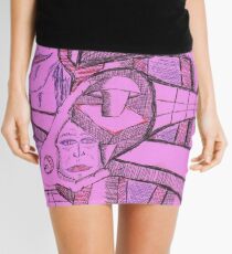 rivted Mini Skirt