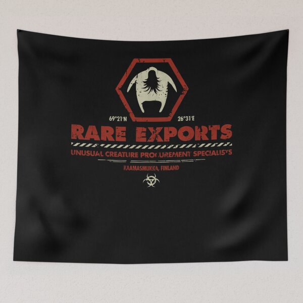 Item preview, Rare Exports Logo Unusual Creature Procurement Specialisys Kaamasmukka Finland designed and sold by BridgetteRath.