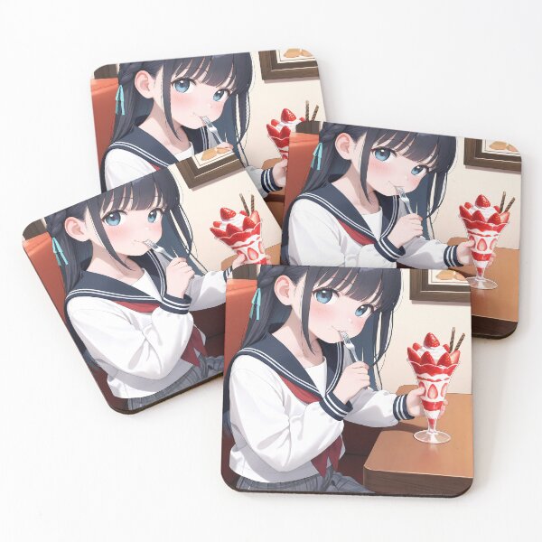Item preview, Shoko Makinohara Café Treat Bunny Girl Senpai Anime designed and sold by earlobejerk.