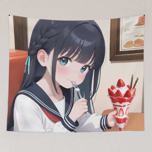 Item preview, Shoko Makinohara Café Treat Bunny Girl Senpai Anime designed and sold by earlobejerk.