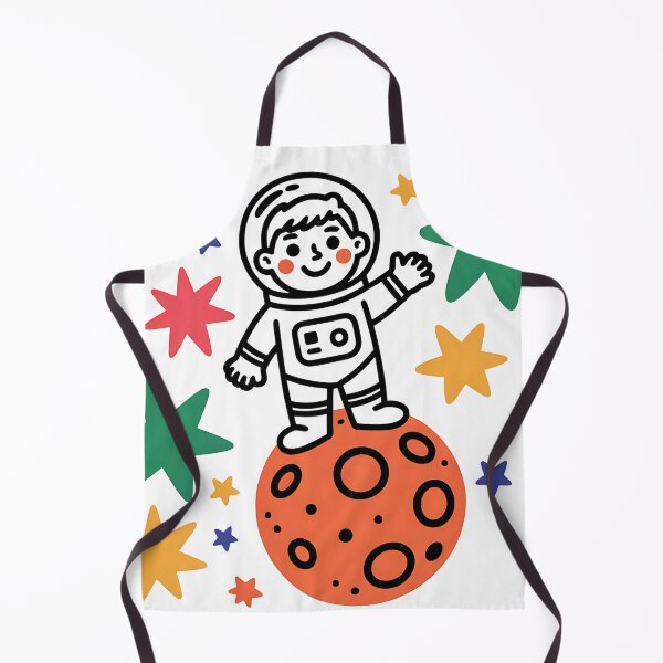 Artikelvorschau, Astronautenjunge auf dem Planeten Kawaii T-Shirt Design entworfen und verkauft von WanDee2025.