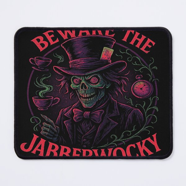 Item preview, Beware the Jabberwocky – Gothic Mad Hatter Horror Clown Dark Fantasy Art designed and sold by MacksMerch.