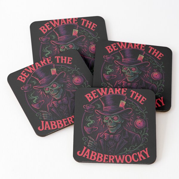 Item preview, Beware the Jabberwocky – Gothic Mad Hatter Horror Clown Dark Fantasy Art designed and sold by MacksMerch.