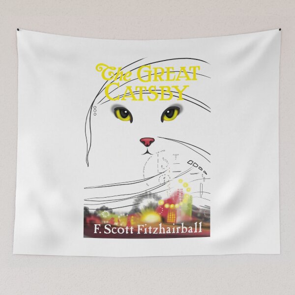 Item preview, The Great Catsby F Scoti Fitz hair ball designed and sold by ElizabHarris78.