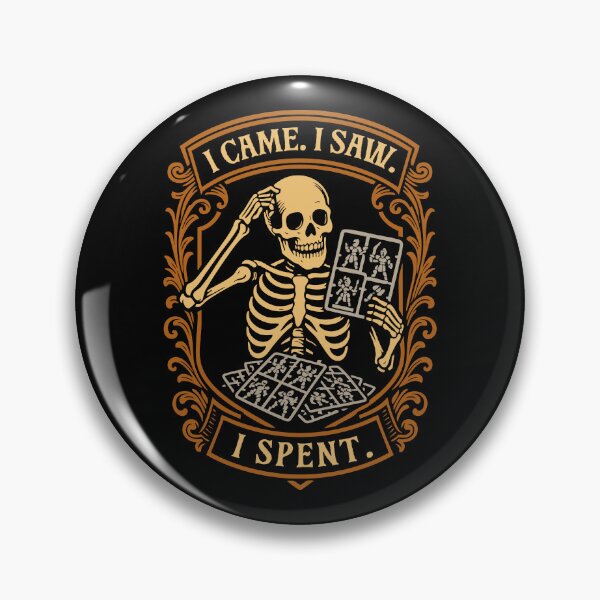Item preview, I Came I Saw I Spent Funny Miniature Painter designed and sold by pixeptional.